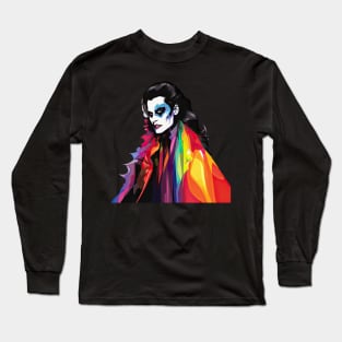 The Rainbow Vampire Rockstar - Sucking Blood and Stealing Hearts Long Sleeve T-Shirt